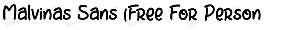 Malvinas Sans (Free For Personal Use)字体转换